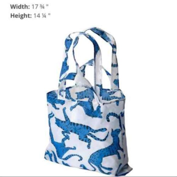 Discontinued IKEA SKYNKE cat design SHOPPING bag kitty lover lightweight fabric - Picture 5 of 5